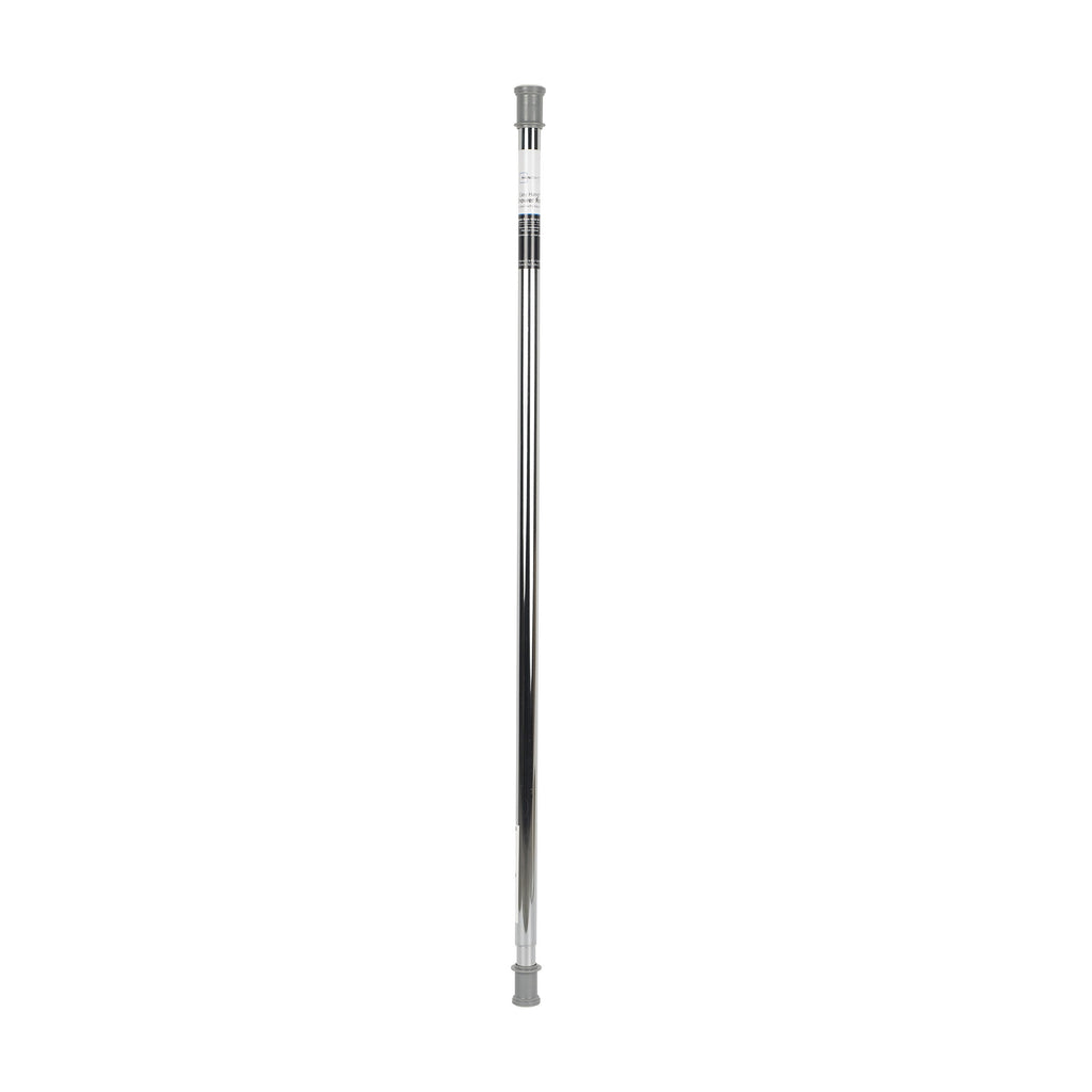 Mainstays Adjustable Tension Shower Curtain Rod, 44" - 72", Easy to Install, No Drilling, Chrome