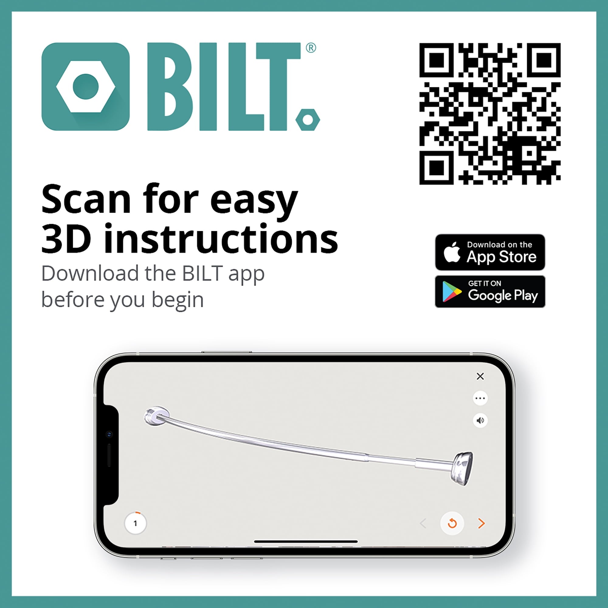 Better Homes & Gardens Dual Mount No Rust 50” to 72” Adjustable Curved Shower Curtain Rod, Nickel