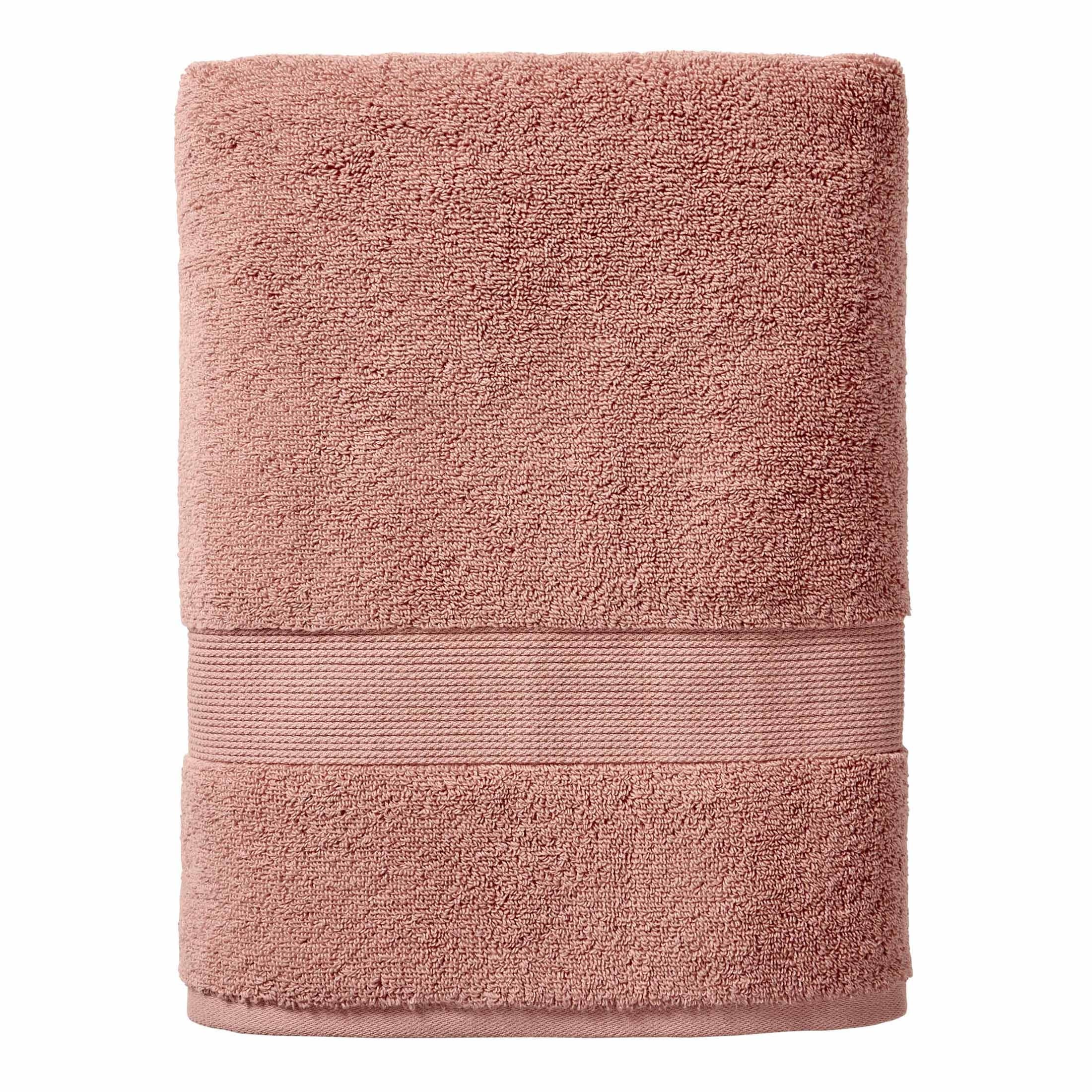 Better Homes & Gardens Signature Soft Solid Cotton Bath Towel, Vanilla Dream