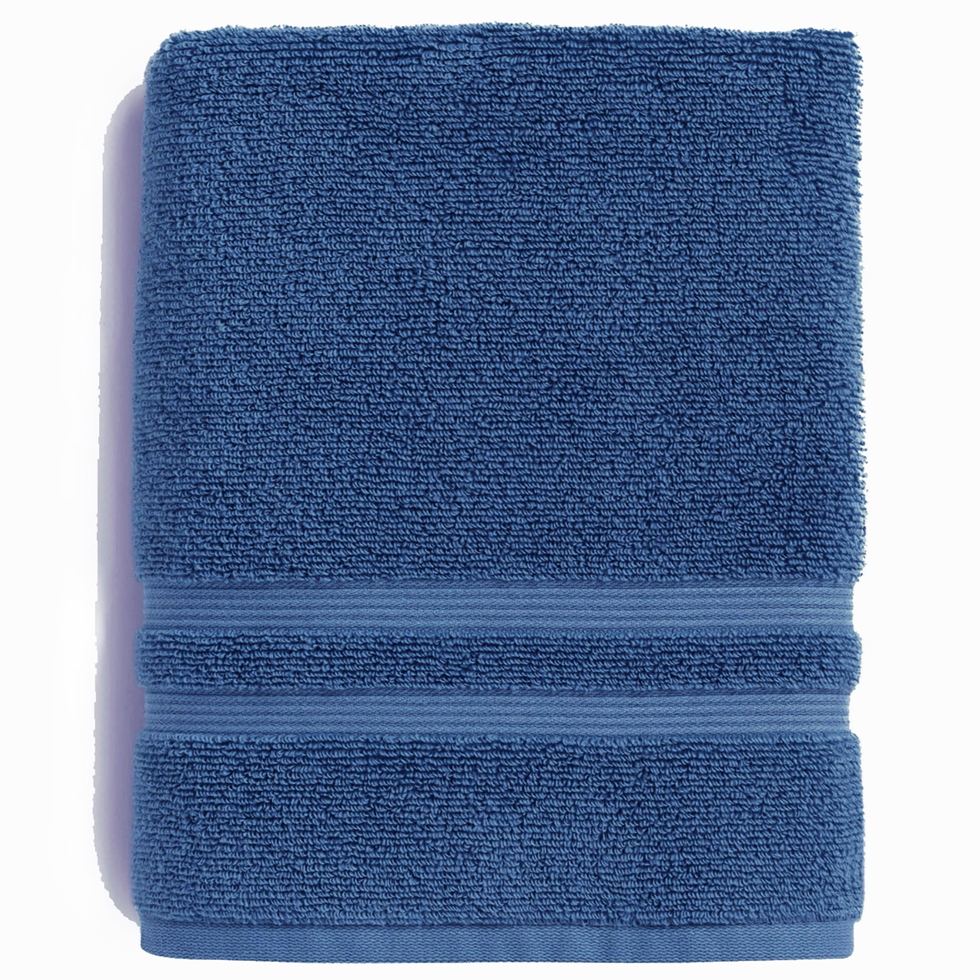 Mainstays Performance Cotton Bath Towel, Super Soft Quick Dry Fade Resistant, Solid Green