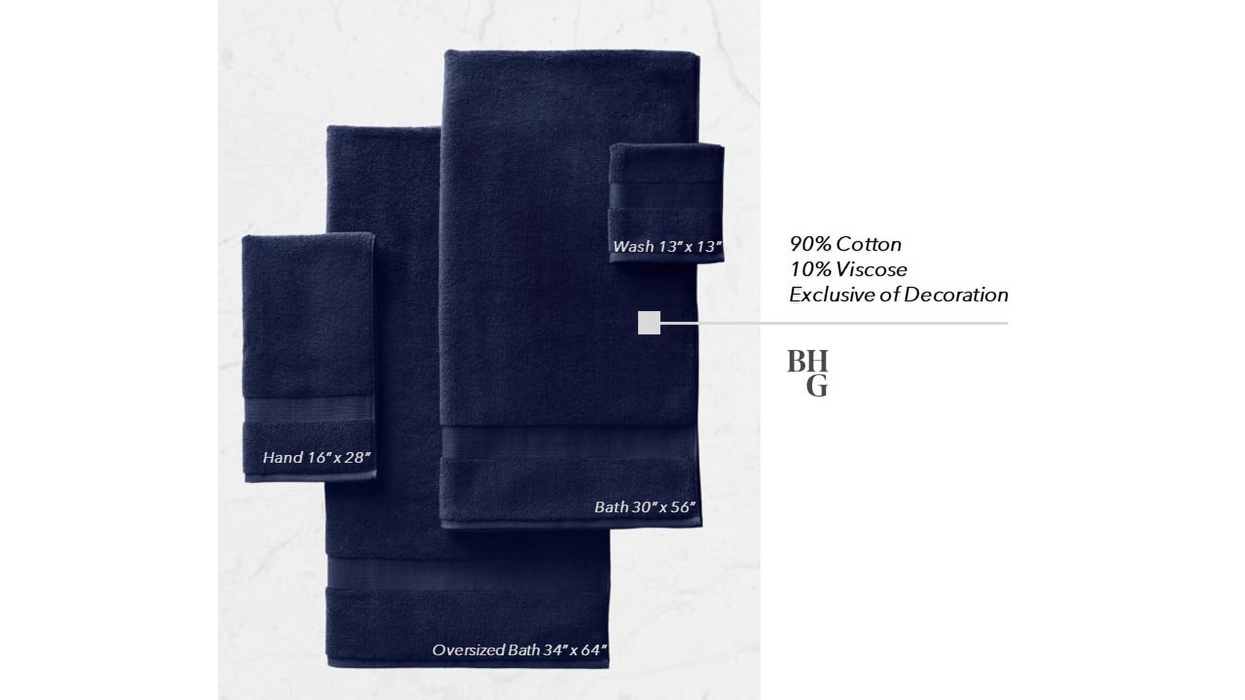 Better Homes & Gardens Signature Soft Solid Cotton Bath Towel, Vanilla Dream